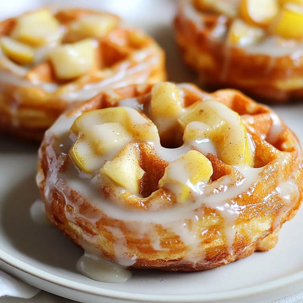 Apple Fritter Waffle Donuts Delightful and Easy Recipe