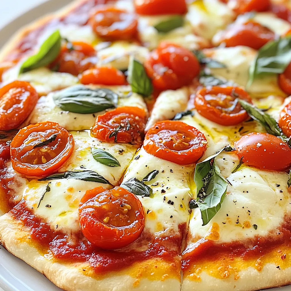 Quick Homemade Margherita Pizza Delightful and Easy