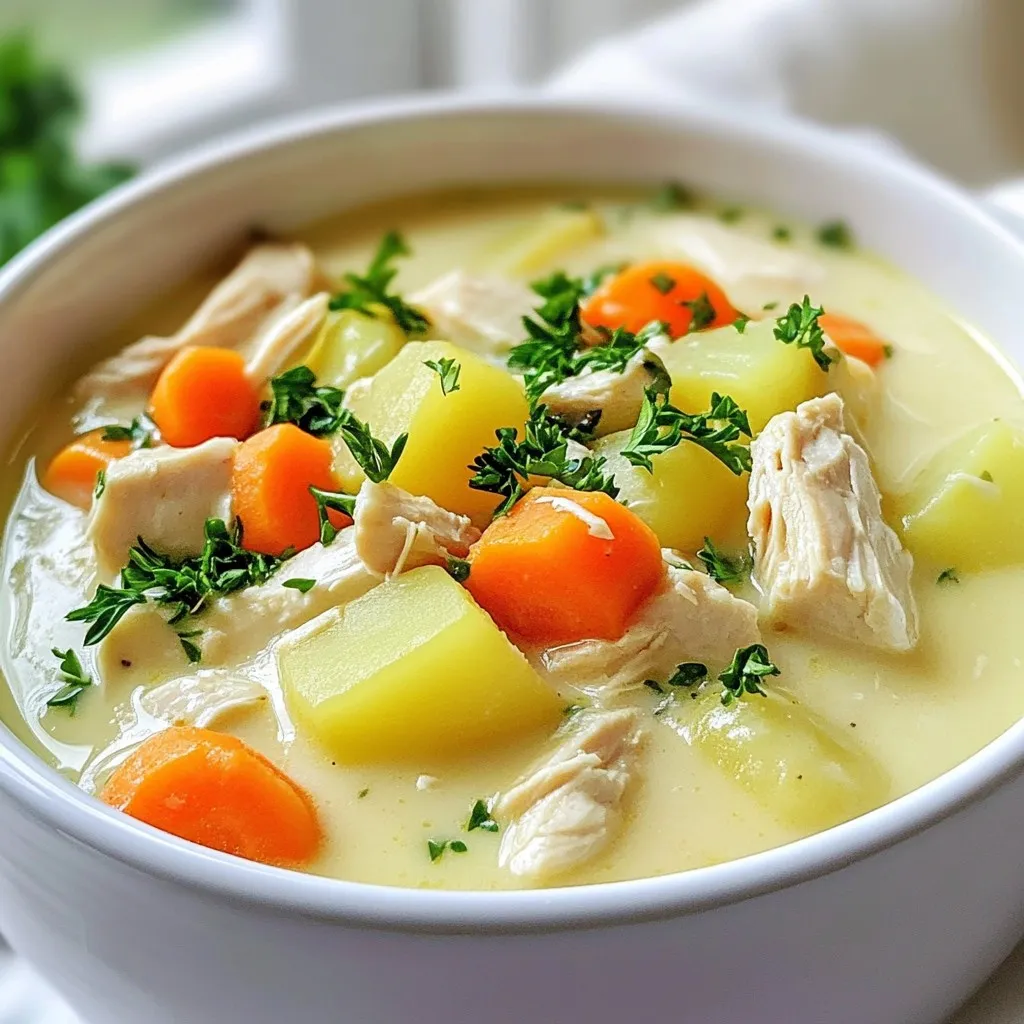 Chicken Pot Pie Soup Comforting and Hearty Recipe