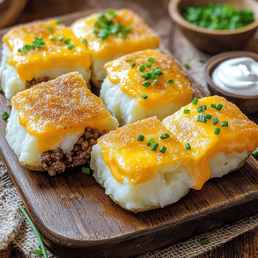 Crispy Mashed Potatoes Stuffed with Cheese &#038; Beef Delight