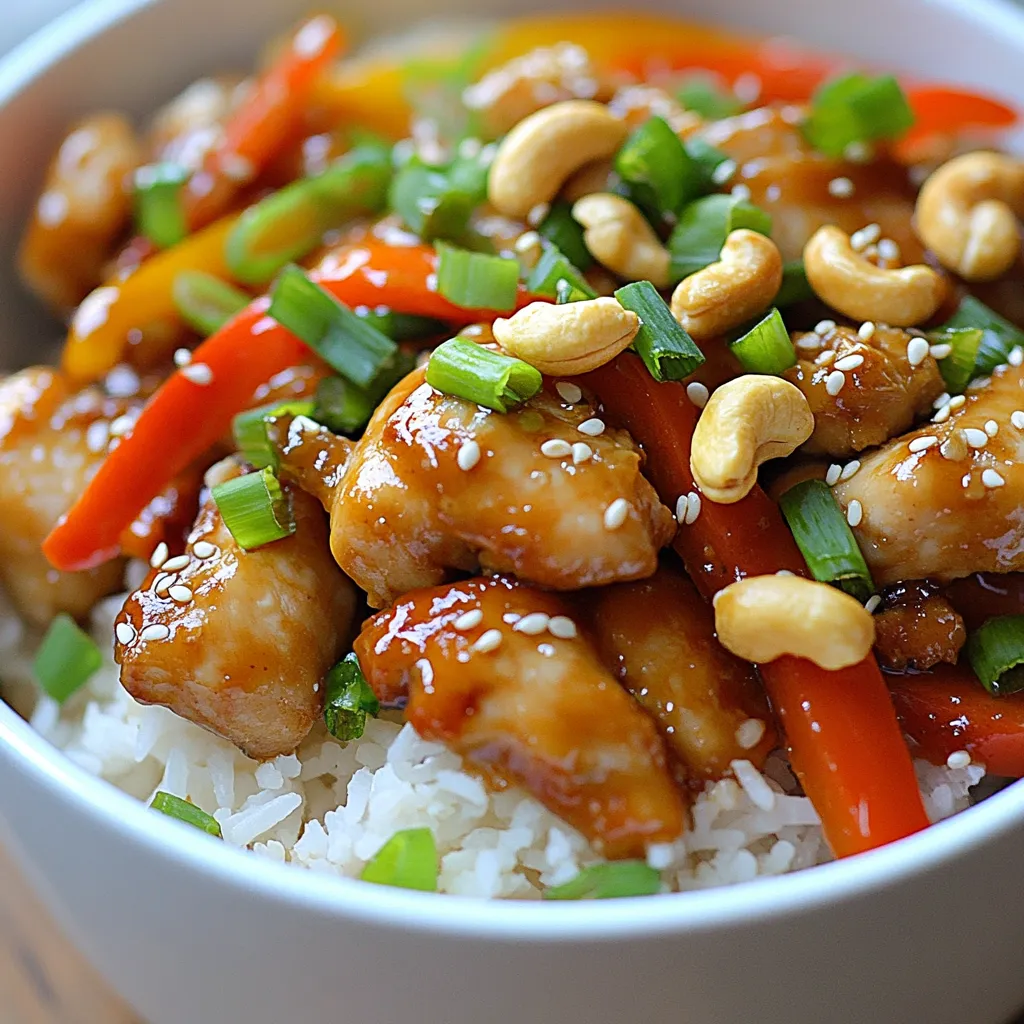 Authentic Cashew Chicken Flavorful and Easy Recipe