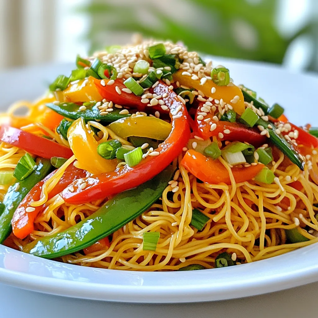 Chow Mein Delight Quick and Easy Recipe