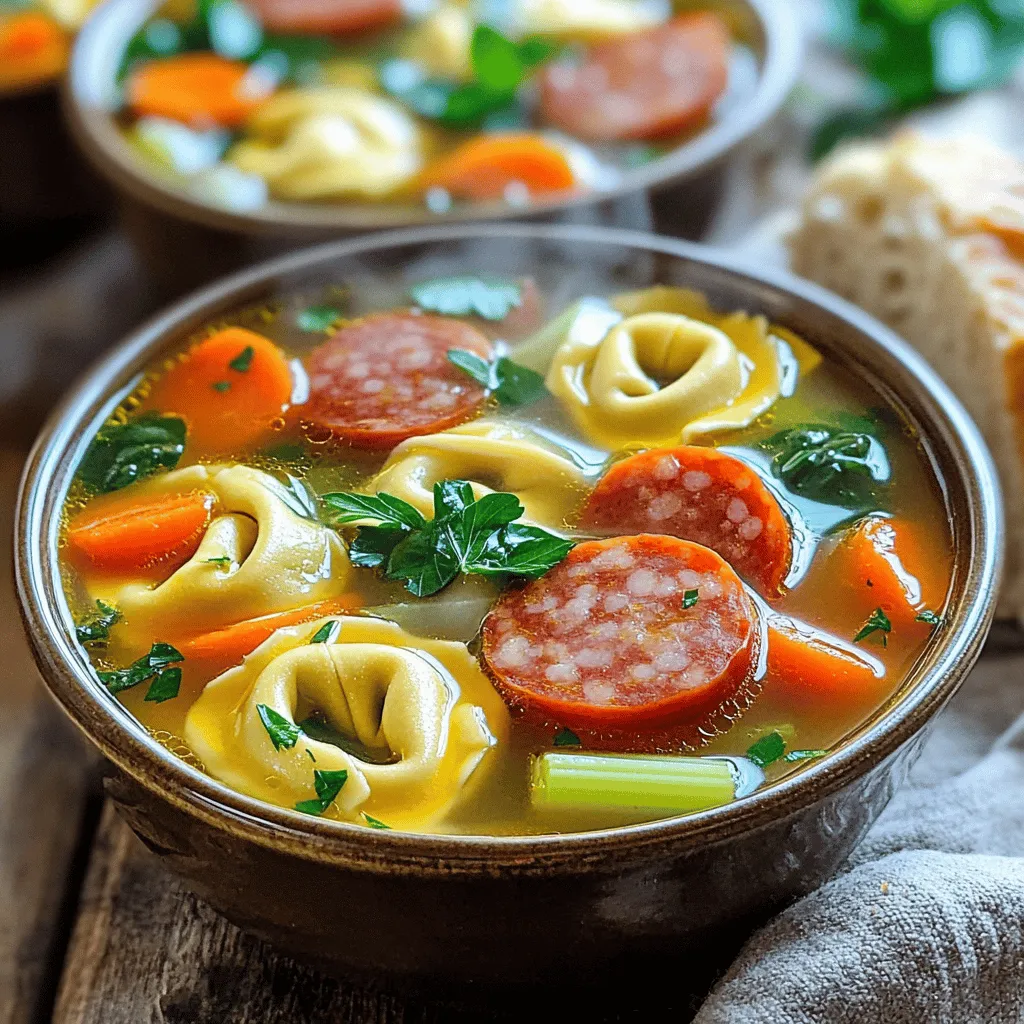 Kielbasa Tortellini Soup: A Hearty, Comforting Dish