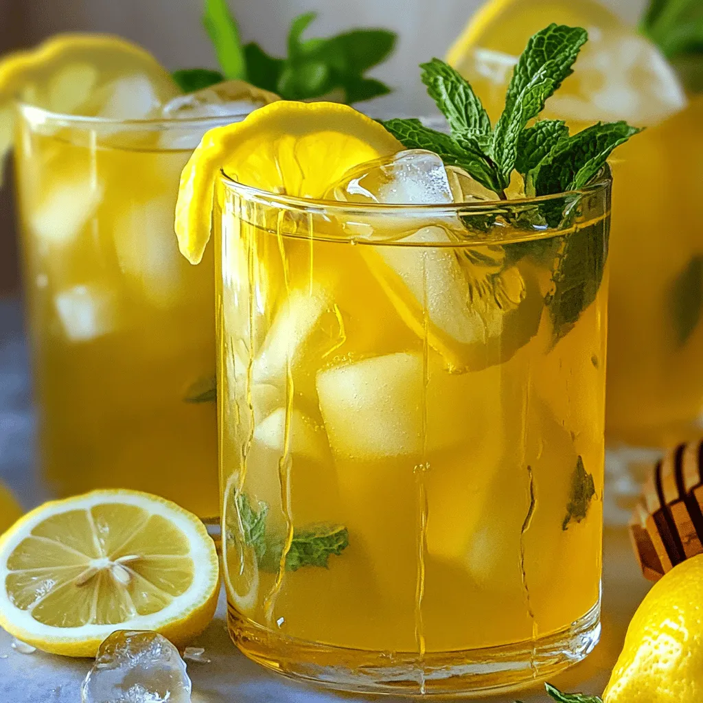Lemon Vanilla Iced Tea Recipe: A Refreshing Twist on a Classic Beverage