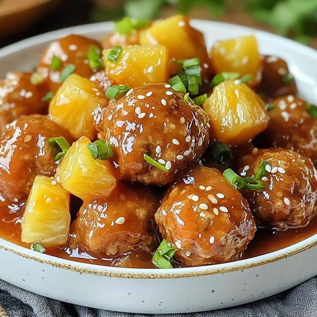 Sweet and Sour Meatballs Savory and Easy Recipe
