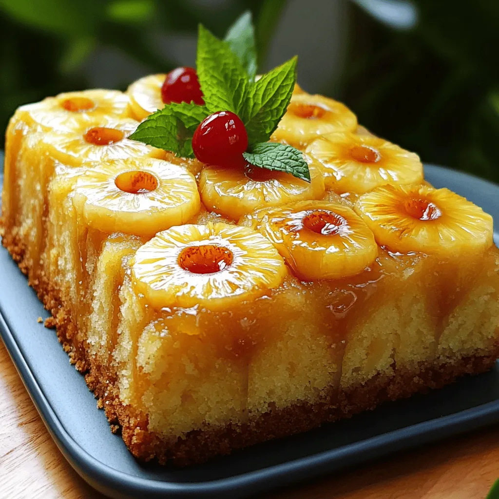 Pineapple Upside-Down Pound Cake Delightful and Easy