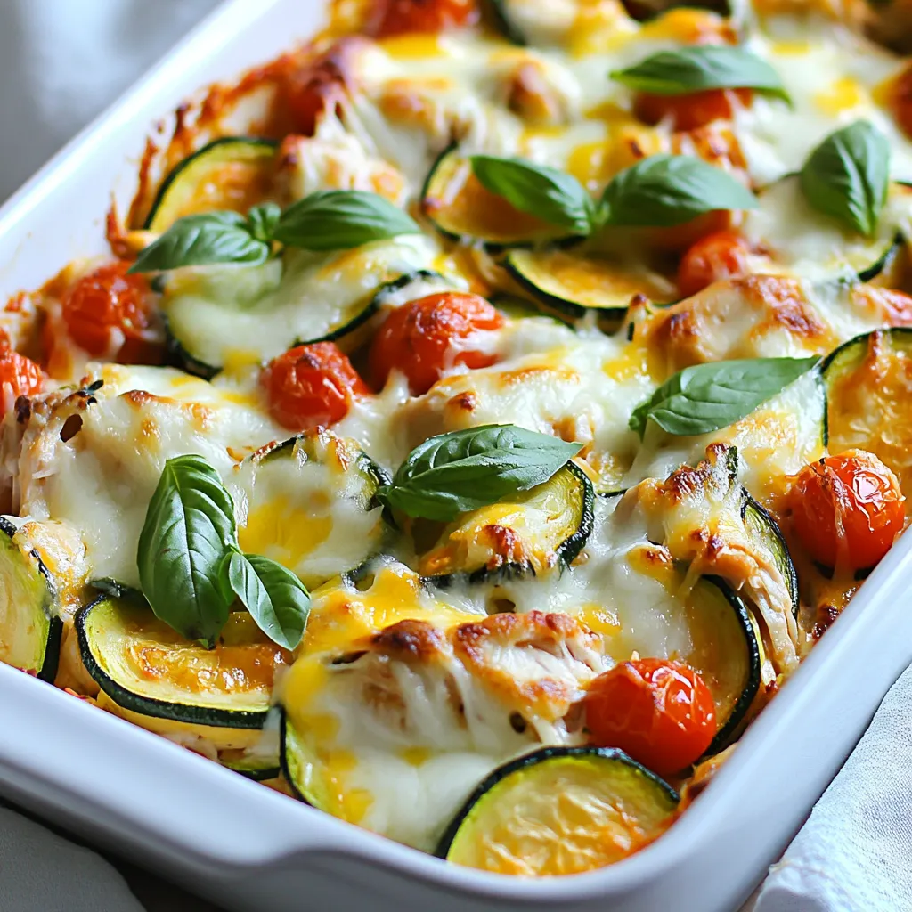 Chicken Zucchini Bake Flavorful and Easy Dinner Dish