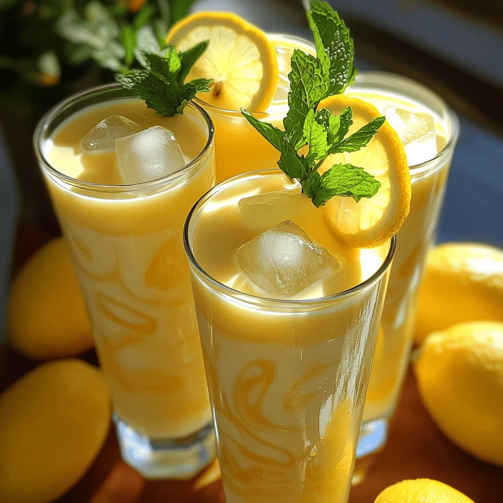 Condensed Milk Lemonade Refreshing and Easy Recipe