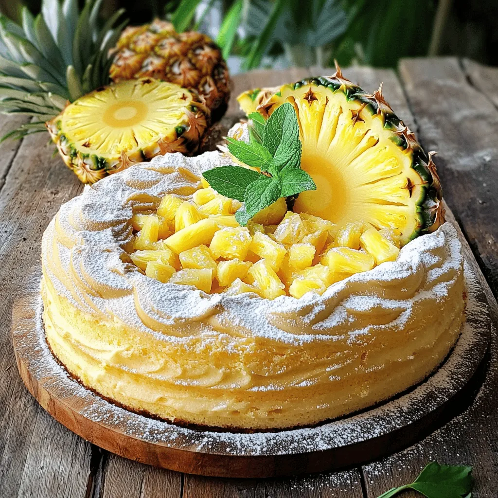 Irresistible 2-Ingredient Pineapple Cake Easy Recipe