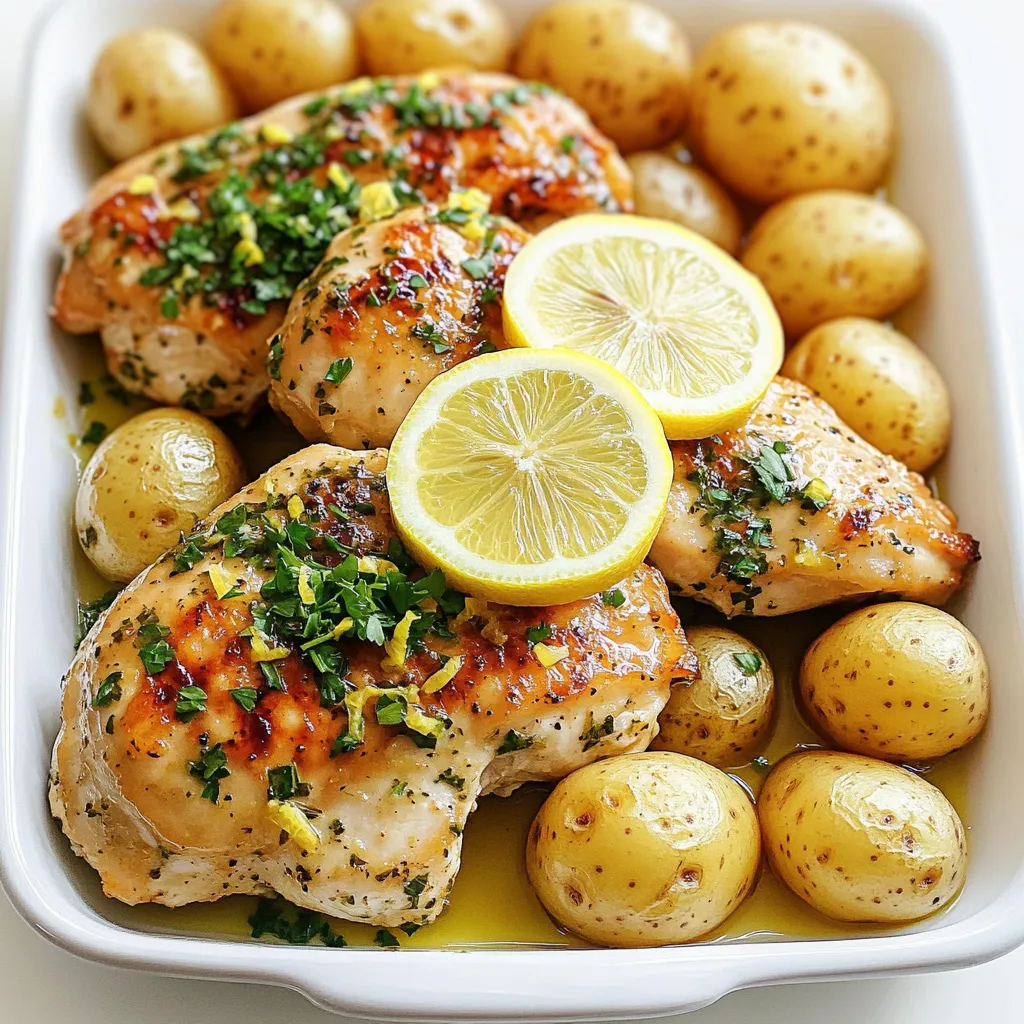 Lemon Herb Chicken and Potatoes Sheet Pan Delight