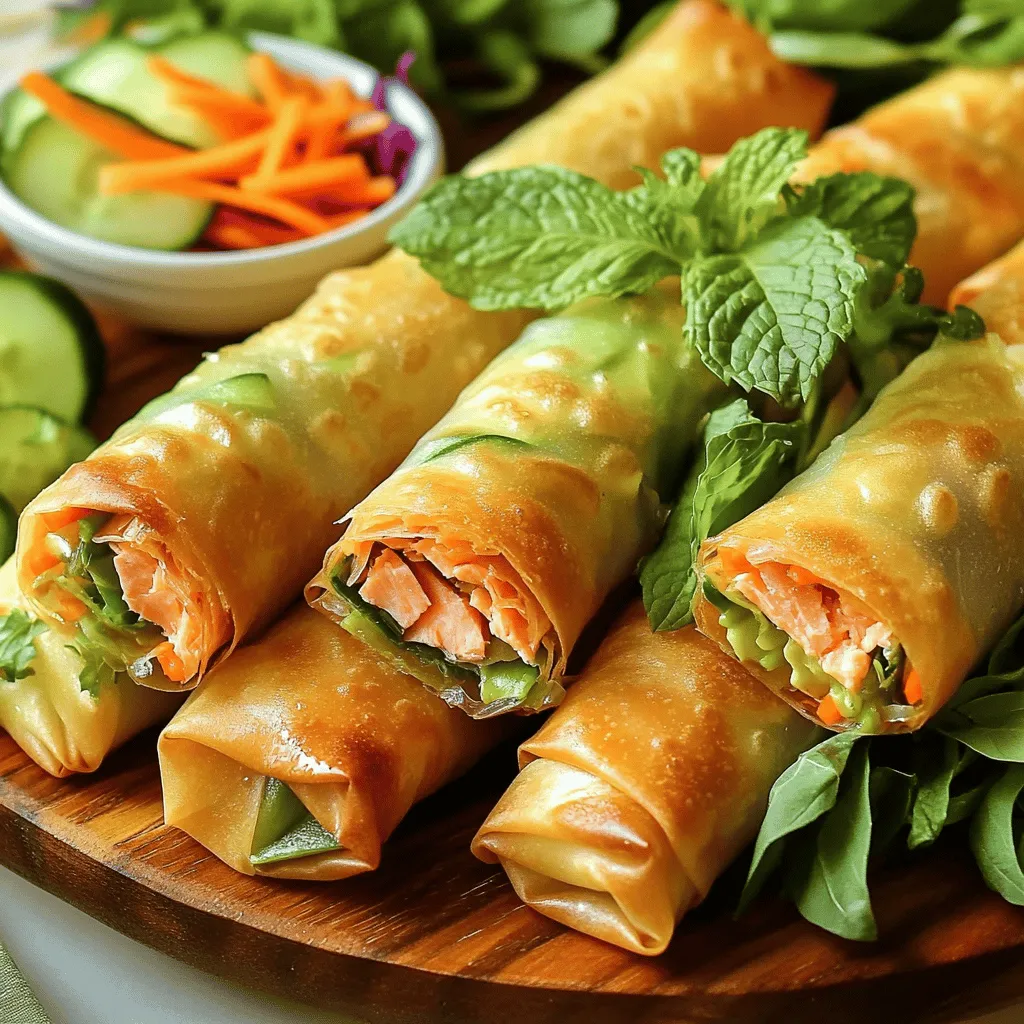 To make these tasty spring rolls, you need a few key items. First, grab 8 rice paper wrappers. These wrappers are the perfect outer layer. Next, you
