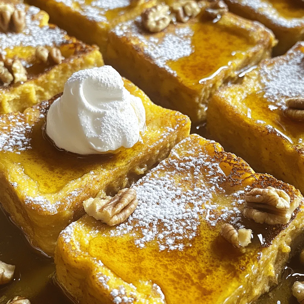Pumpkin Spice French Toast Casserole Easy and Delicious