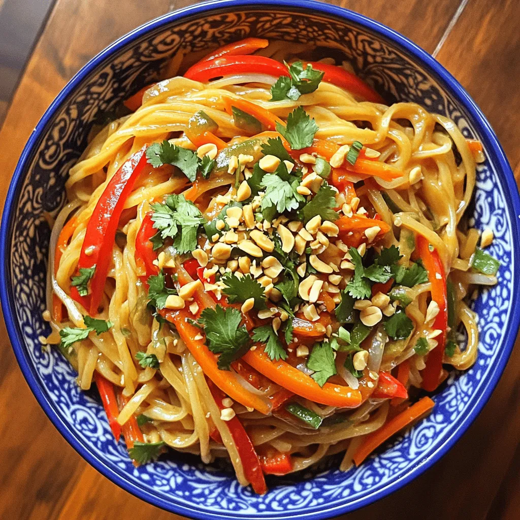 Spicy Thai Peanut Noodles Flavorful and Easy Recipe