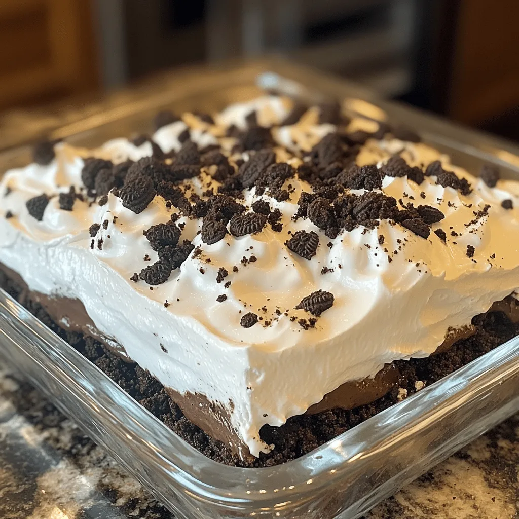 No-Bake Oreo Delight Easy and Creamy Dessert Dish