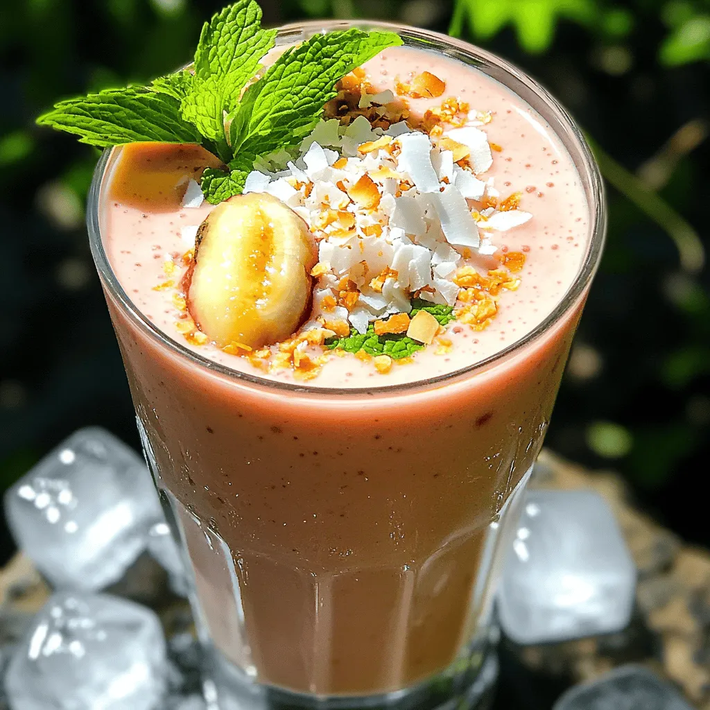 Lychee Coconut Cloud Smoothie Refreshing and Creamy Drink
