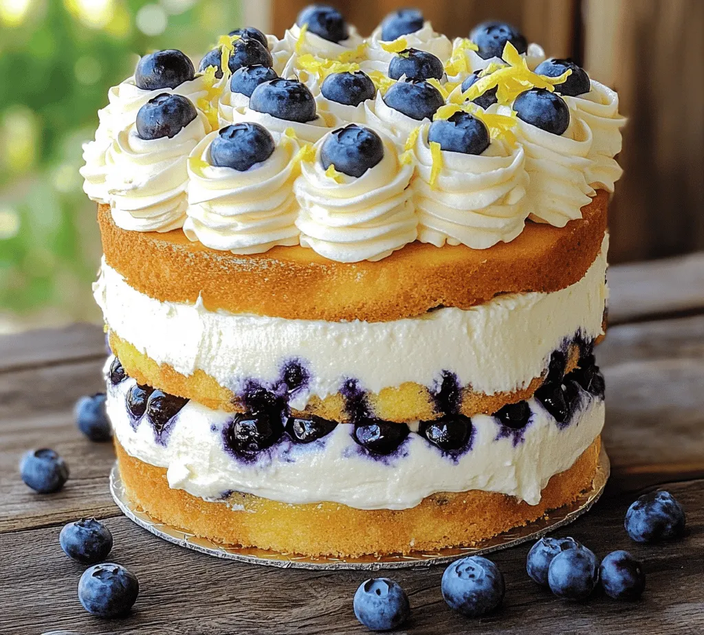 Delightful desserts have a special place in our hearts, and few can compete with the luscious combination of lemon and blueberries. The Irresistible Lemon Blueberry Cheesecake Cake is not just a treat for the taste buds; it’s a feast for the eyes as well. With its striking layers of creamy cheesecake nestled between soft, fluffy cake, and elegantly topped with a decadent cream cheese frosting, this recipe is perfect for special occasions or simply as a sweet indulgence at home. Whether you’re celebrating a birthday, hosting a gathering, or just want to brighten up your day, this cake is sure to impress your guests and leave them craving more.