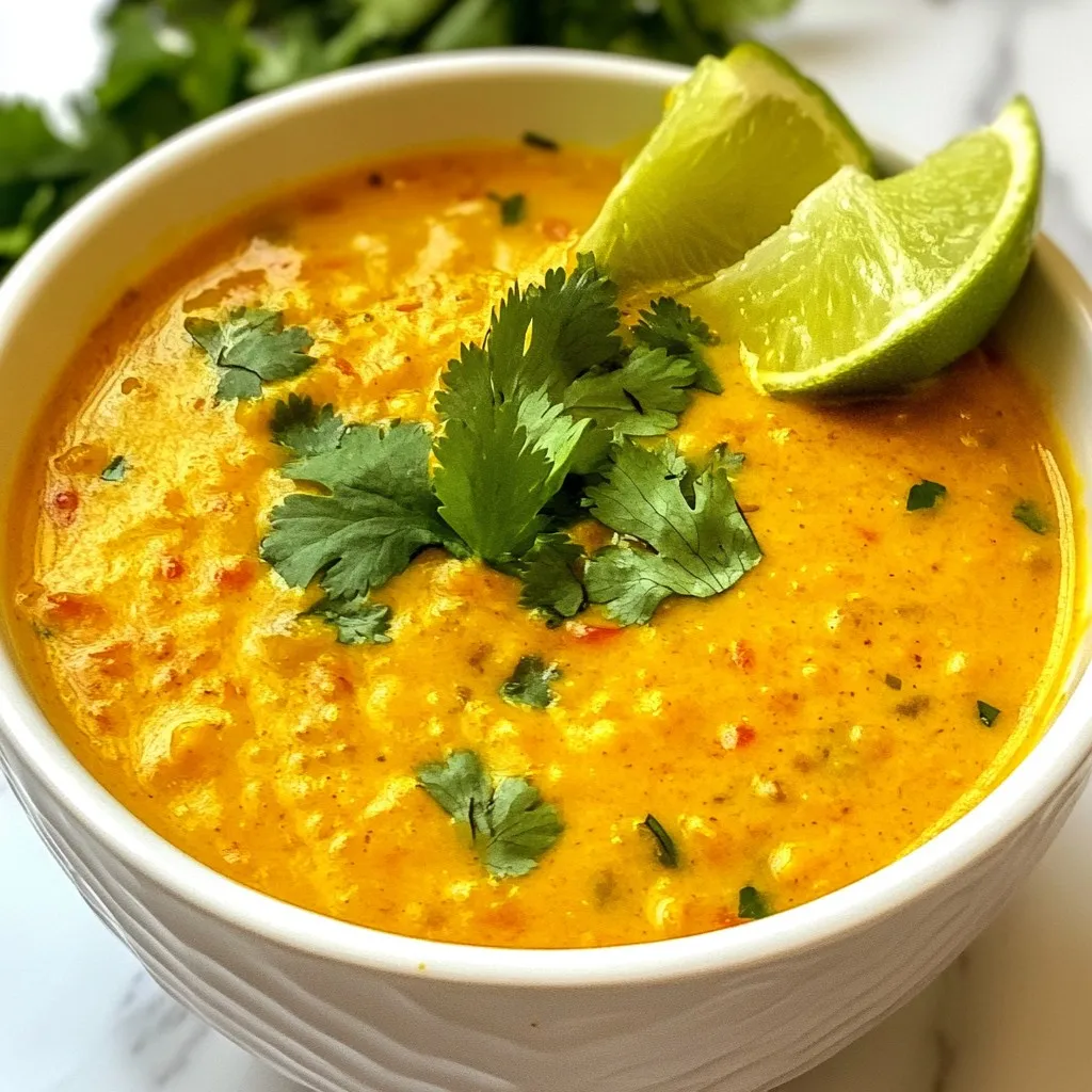 Coconut Curry Lentil Soup Flavorful and Satisfying Dish