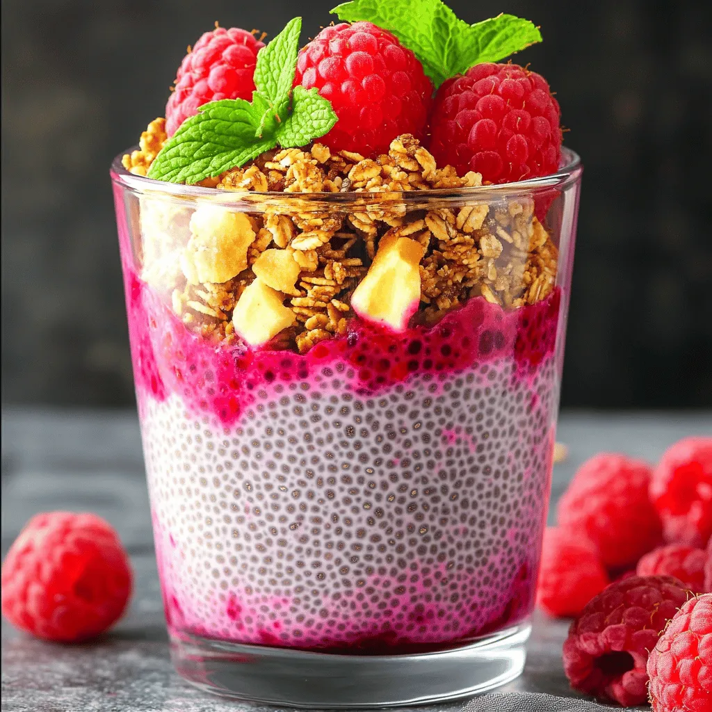 Raspberry Chia Dessert Simple and Healthy Delight