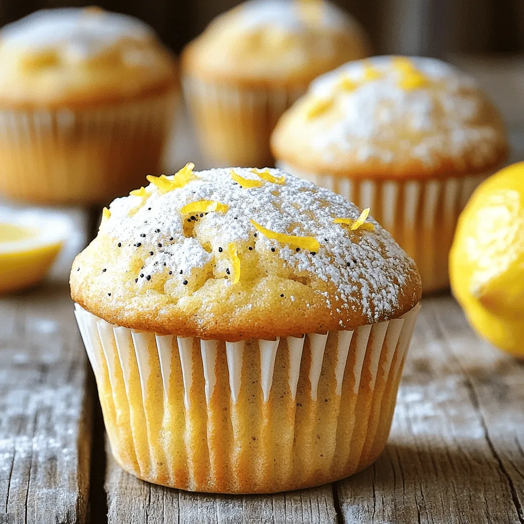 Lemon Poppy Seed Muffins Delightful and Easy Recipe