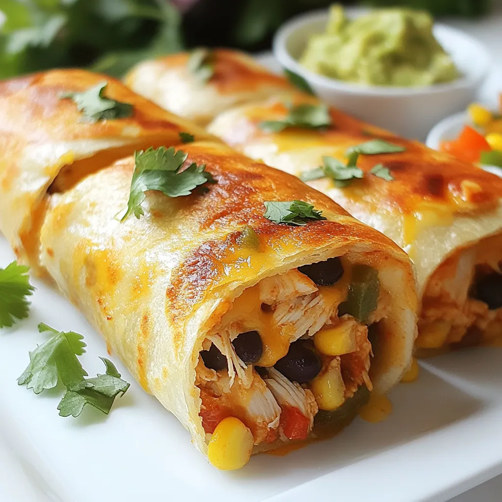 Delicious Chicken Chimichangas Quick and Tasty Recipe