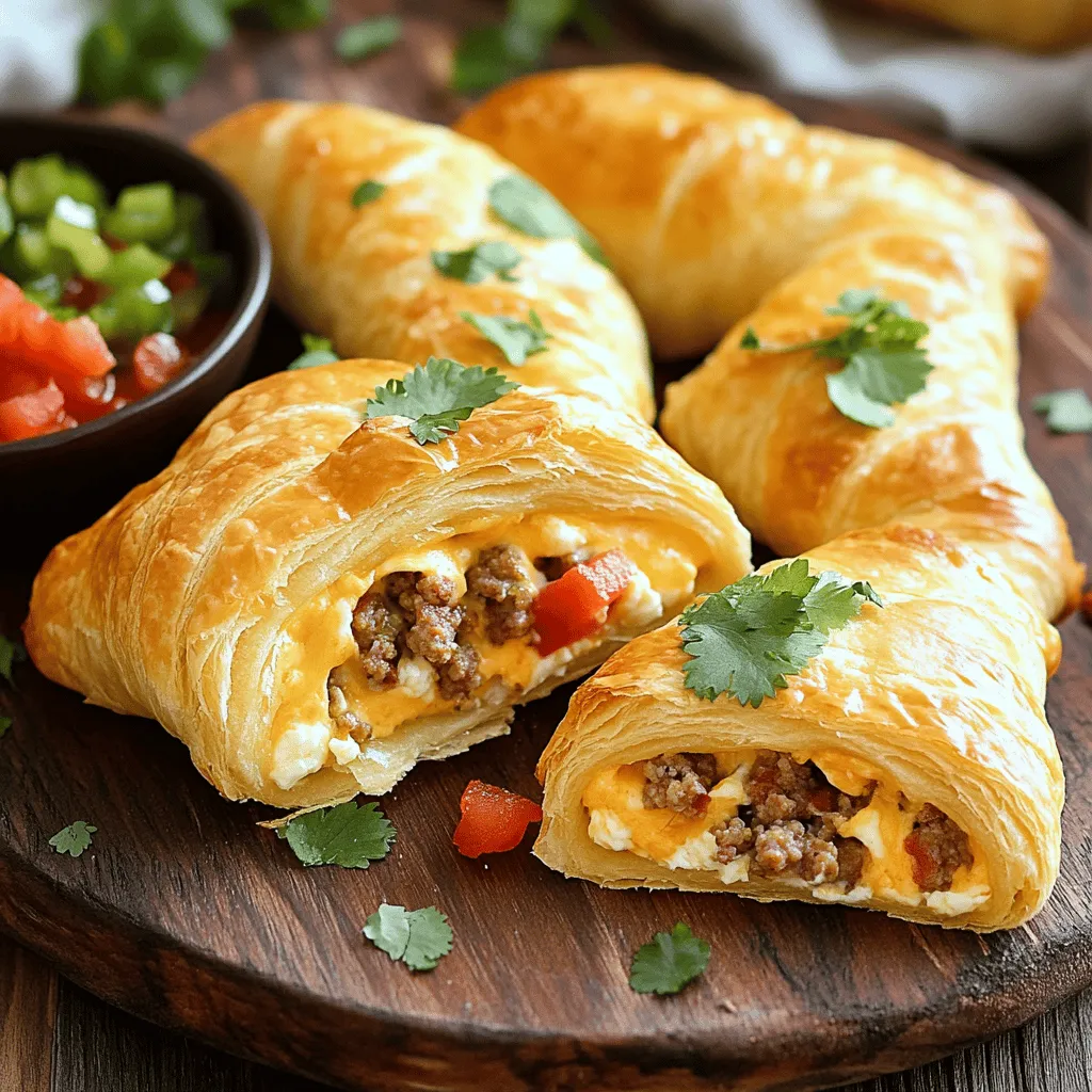 Rotel Sausage &#038; Cream Cheese Crescents Tasty Treat