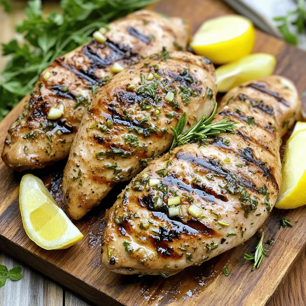 Garlic Herb Grilled Chicken Juicy and Flavorful Dish