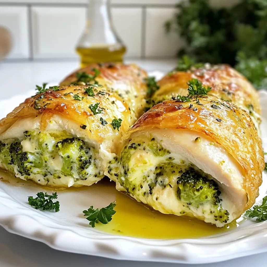 Broccoli Stuffed Chicken Breast Savory and Simple Dish