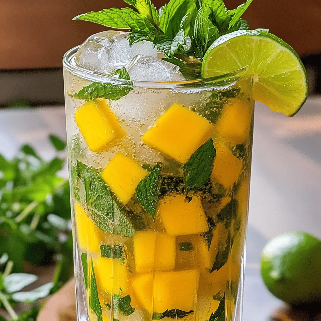 Chilly Mango Mojito Refreshing Summer Cocktail Mix