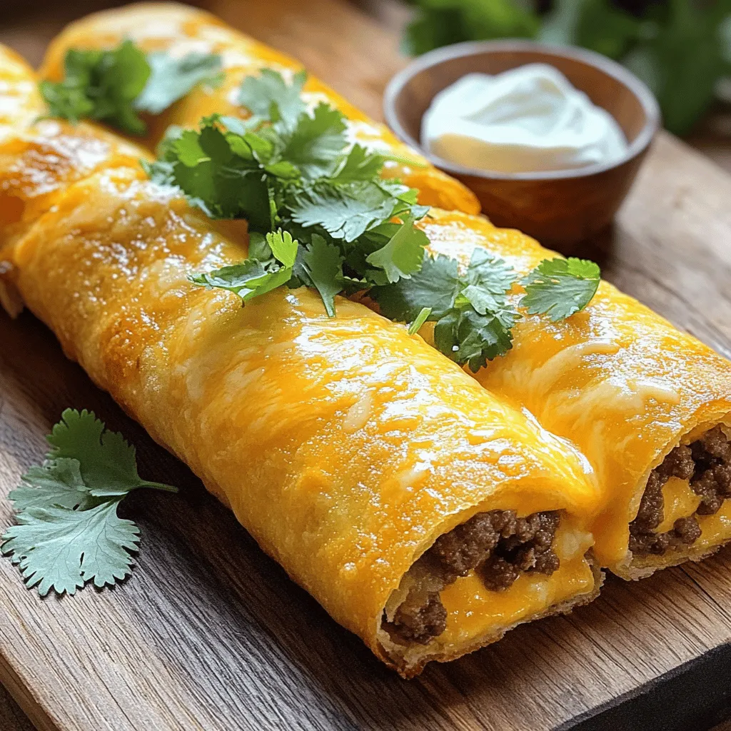 Cheesy Beefy Roll-Ups Recipe for a Tasty Dinner