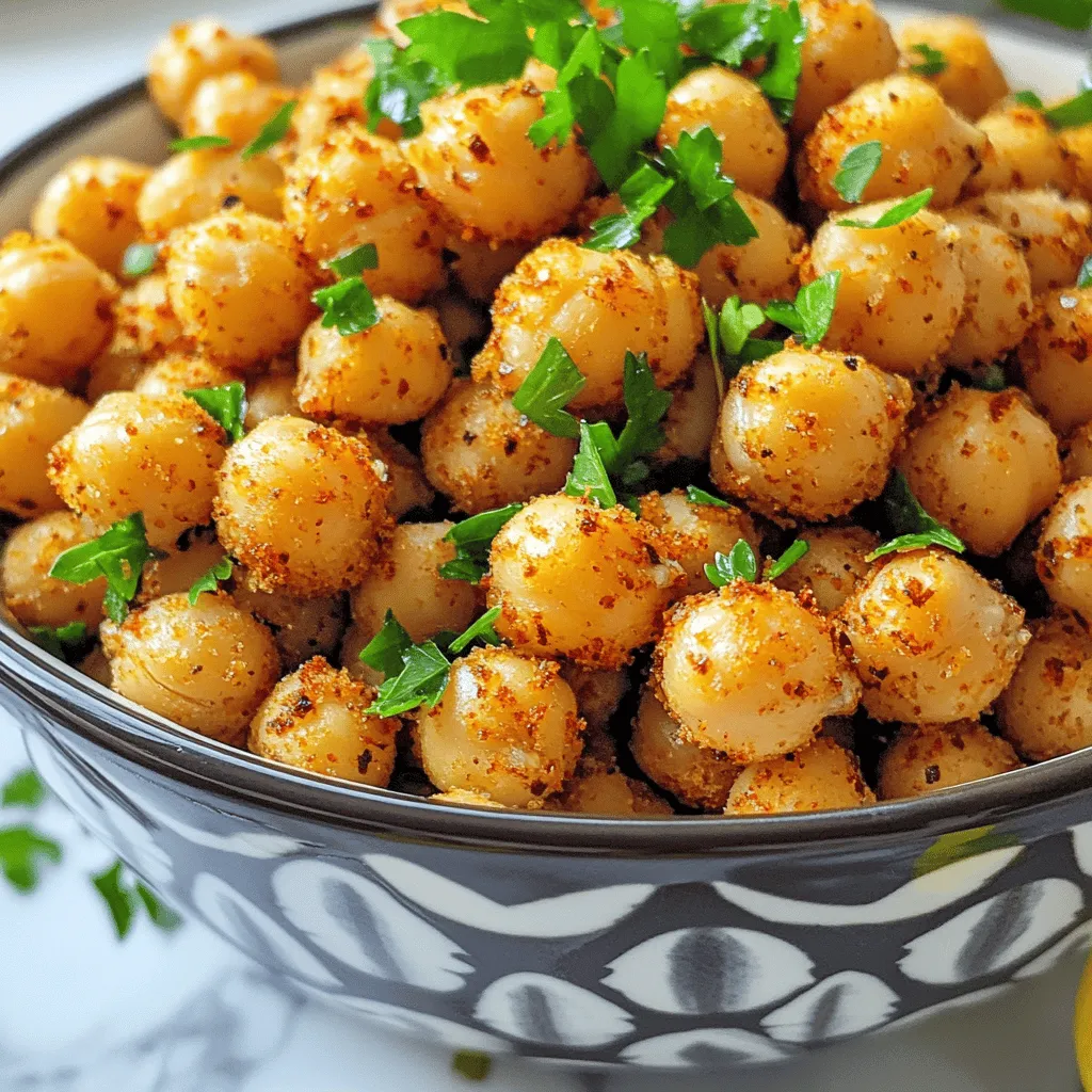 Crunchy Chickpeas &#8211; Vegan Snack Recipe Delight