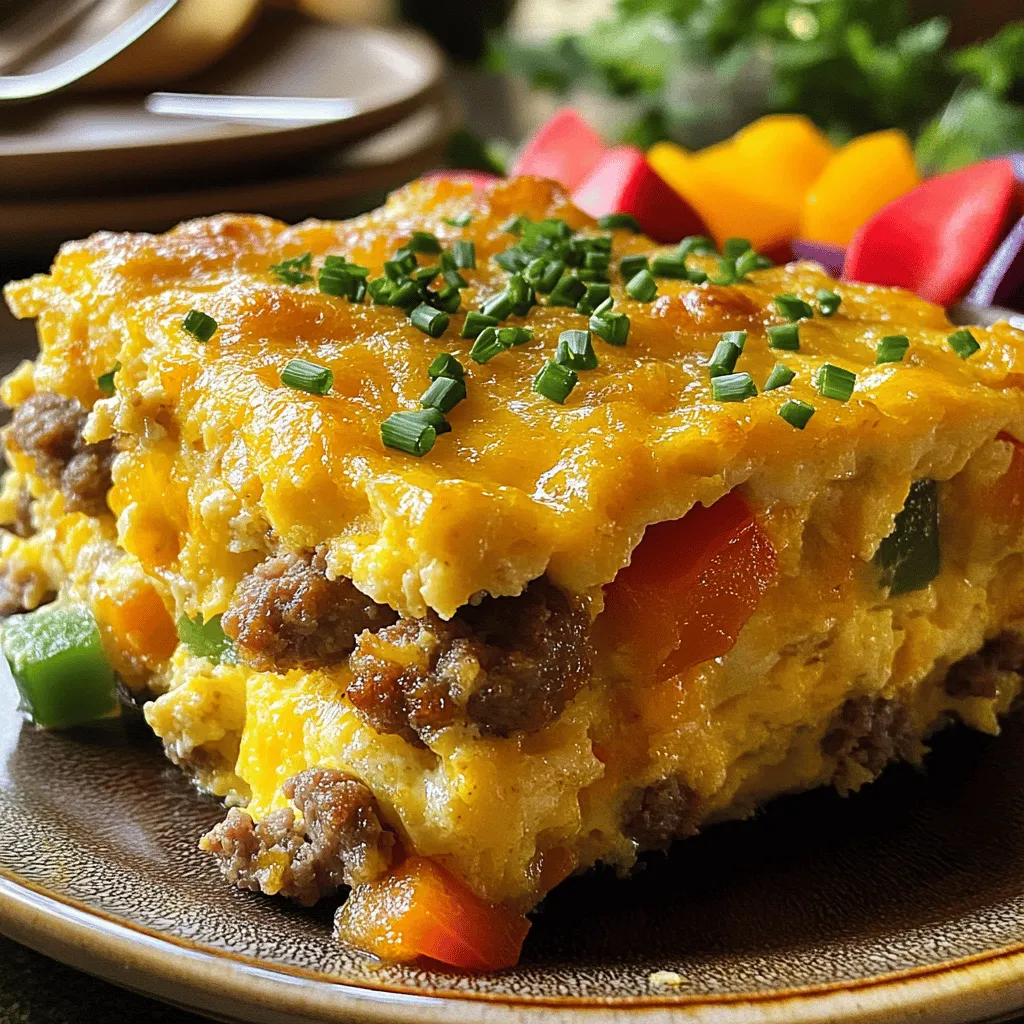 Overnight Sausage and Egg Casserole Tasty Recipe