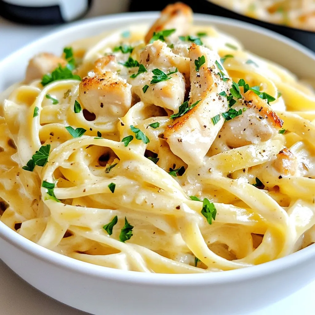 Instant Pot Chicken Alfredo Quick and Creamy Recipe