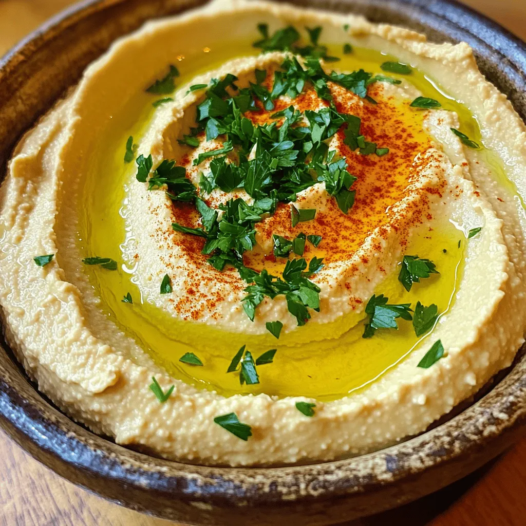 Roasted Garlic Hummus Flavorful and Nourishing Dip