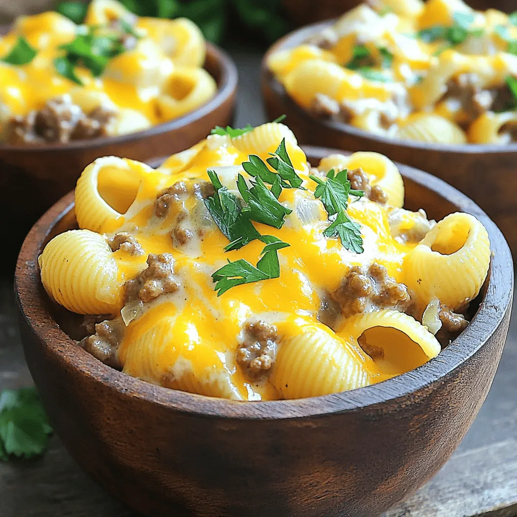 Creamy Beef and Shells Tasty Family Dinner Recipe
