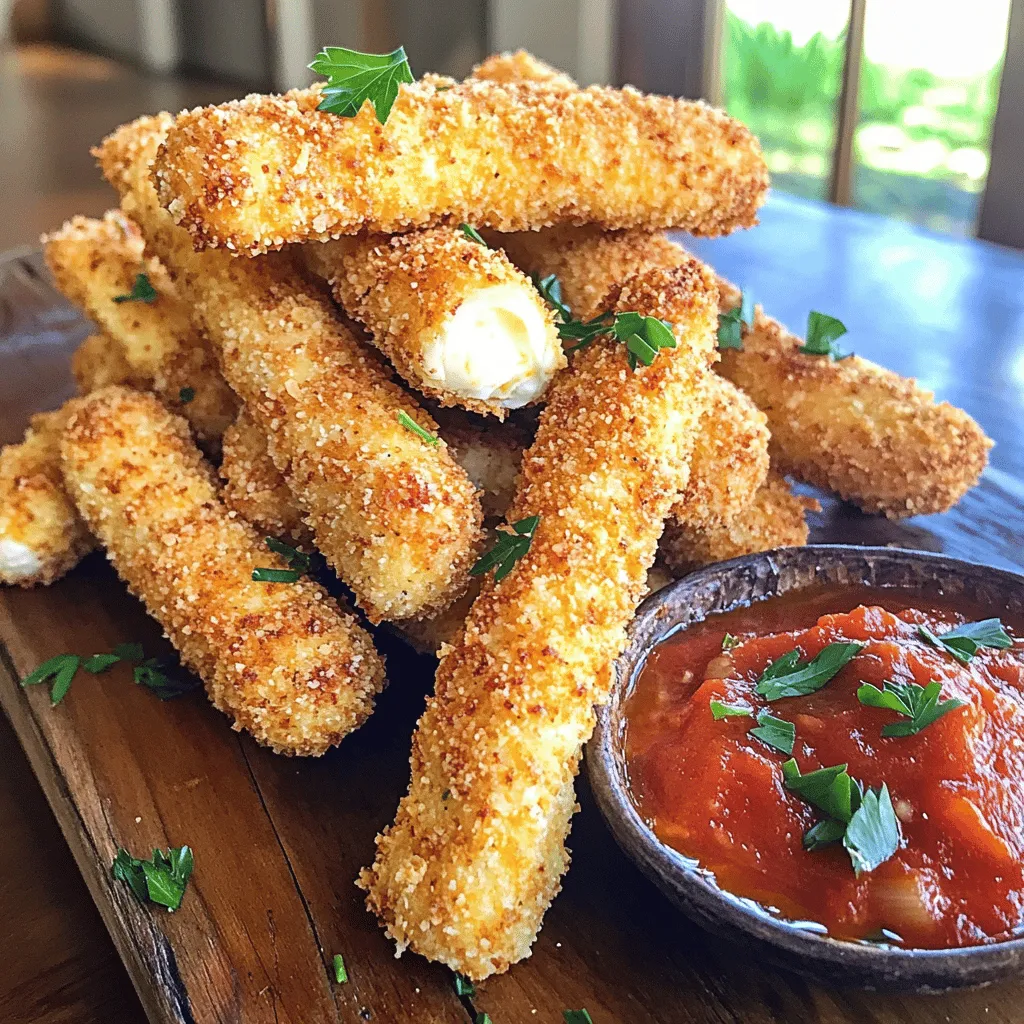 Irresistible Mozzarella Sticks Easy and Fun Recipe