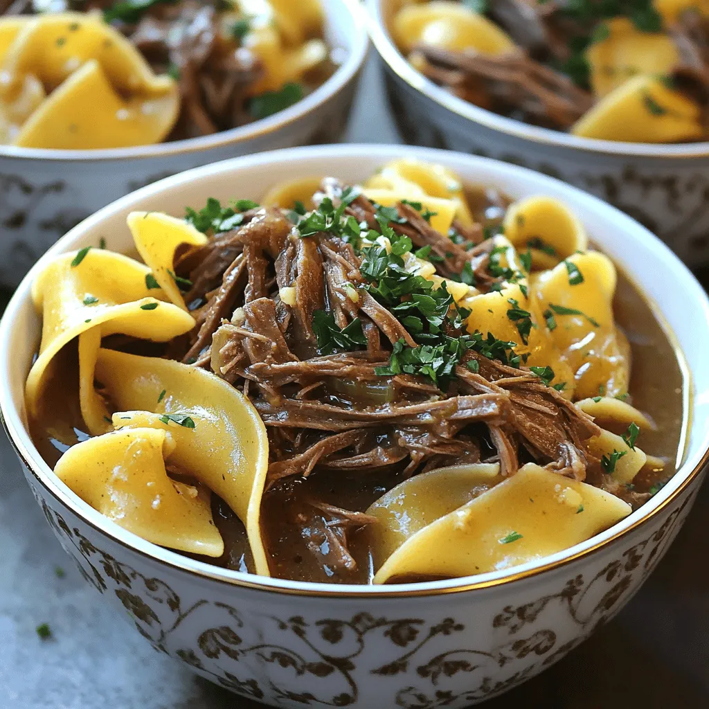 Savory Mississippi Beef Noodles Recipe for Comfort Meal