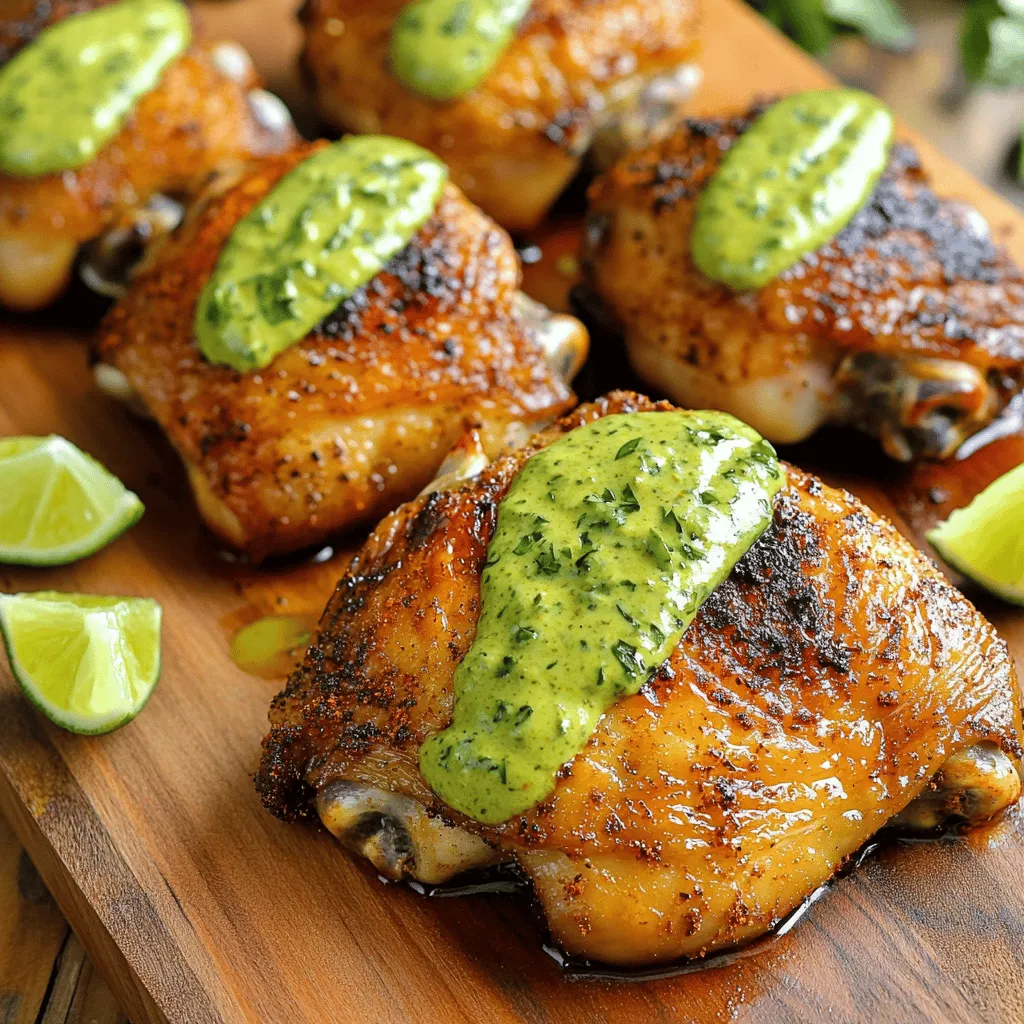 To make Peruvian chicken with green sauce, gather these essential ingredients: