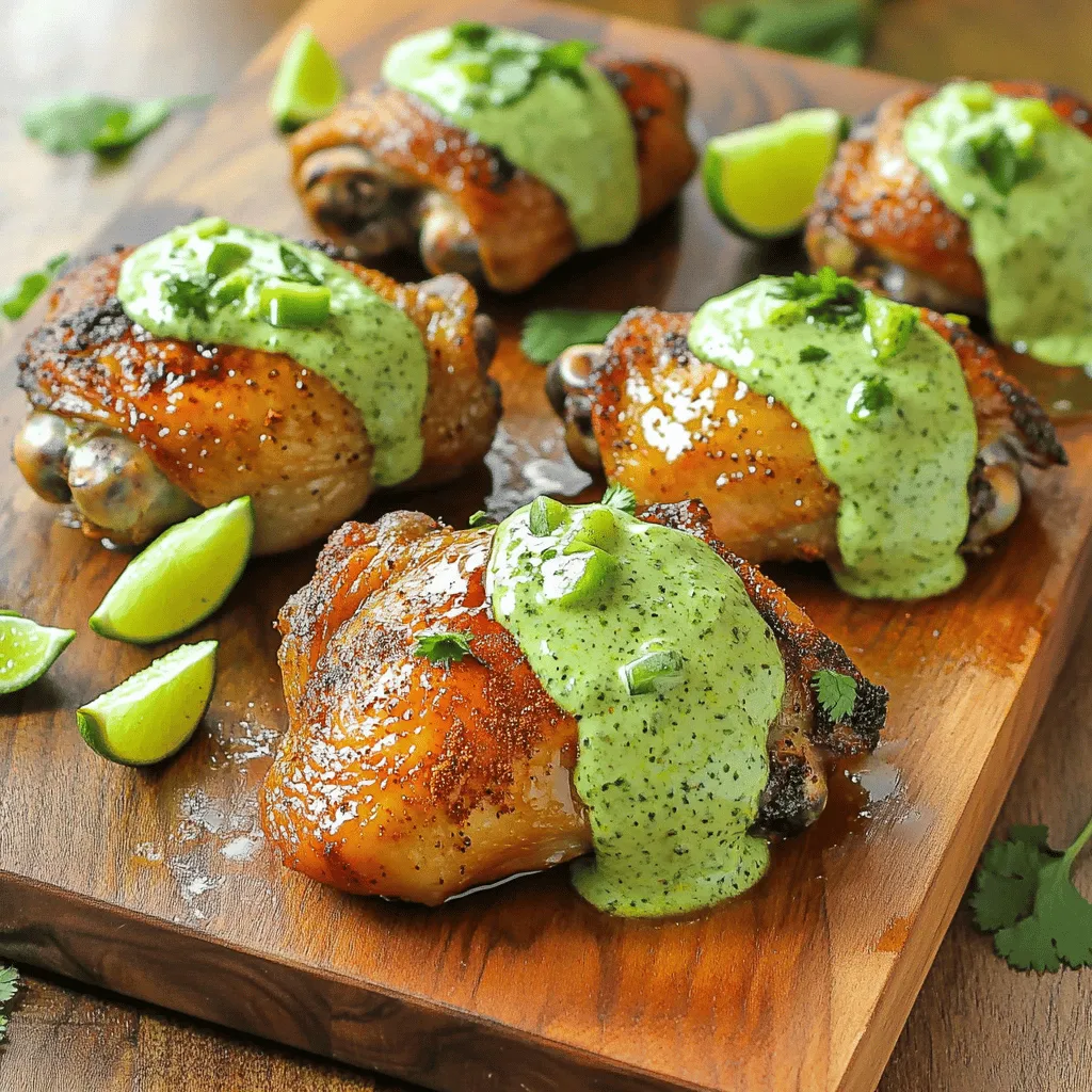 Peruvian Chicken with Green Sauce Flavorful Delight