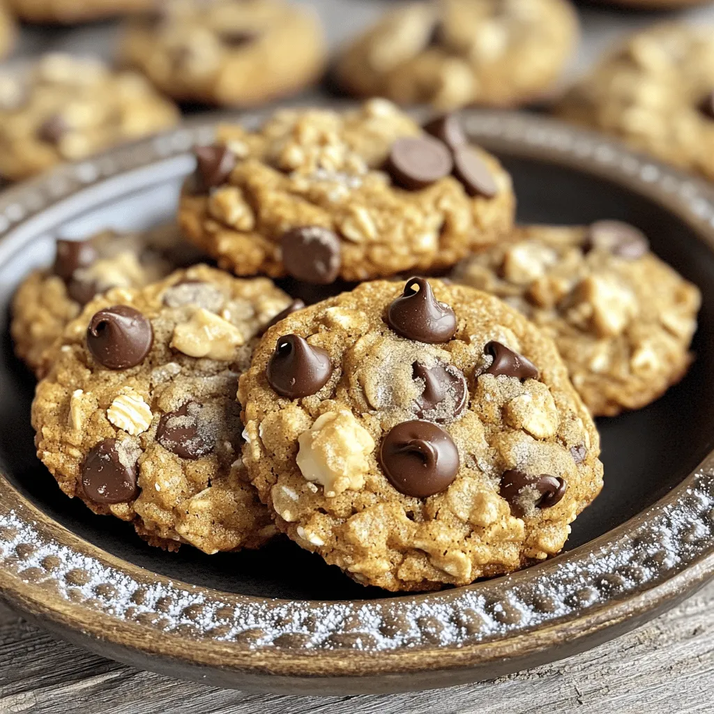 Indulgent Pumpkin Oatmeal Chocolate Chip Cookies Recipe