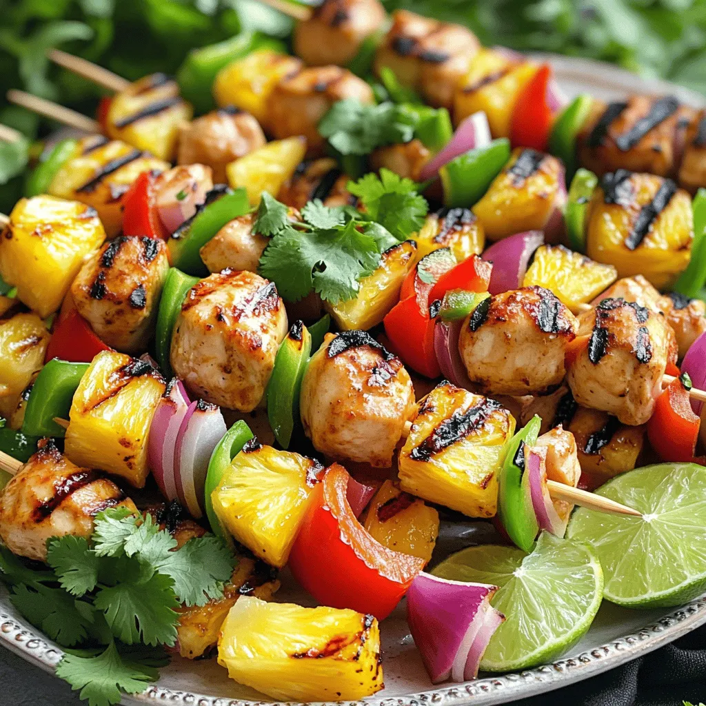 Pineapple Chicken Kabobs Flavorful Summer Delight