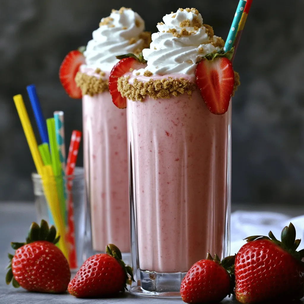 Strawberry Cheesecake Milkshake Recipe: A Delicious Indulgence