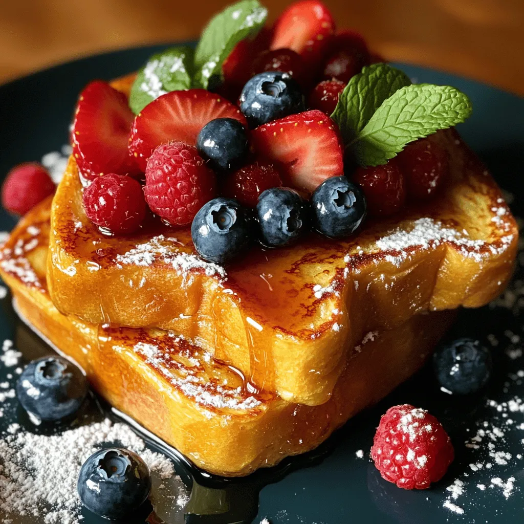 Classic French Toast with Berries Delightful Treat