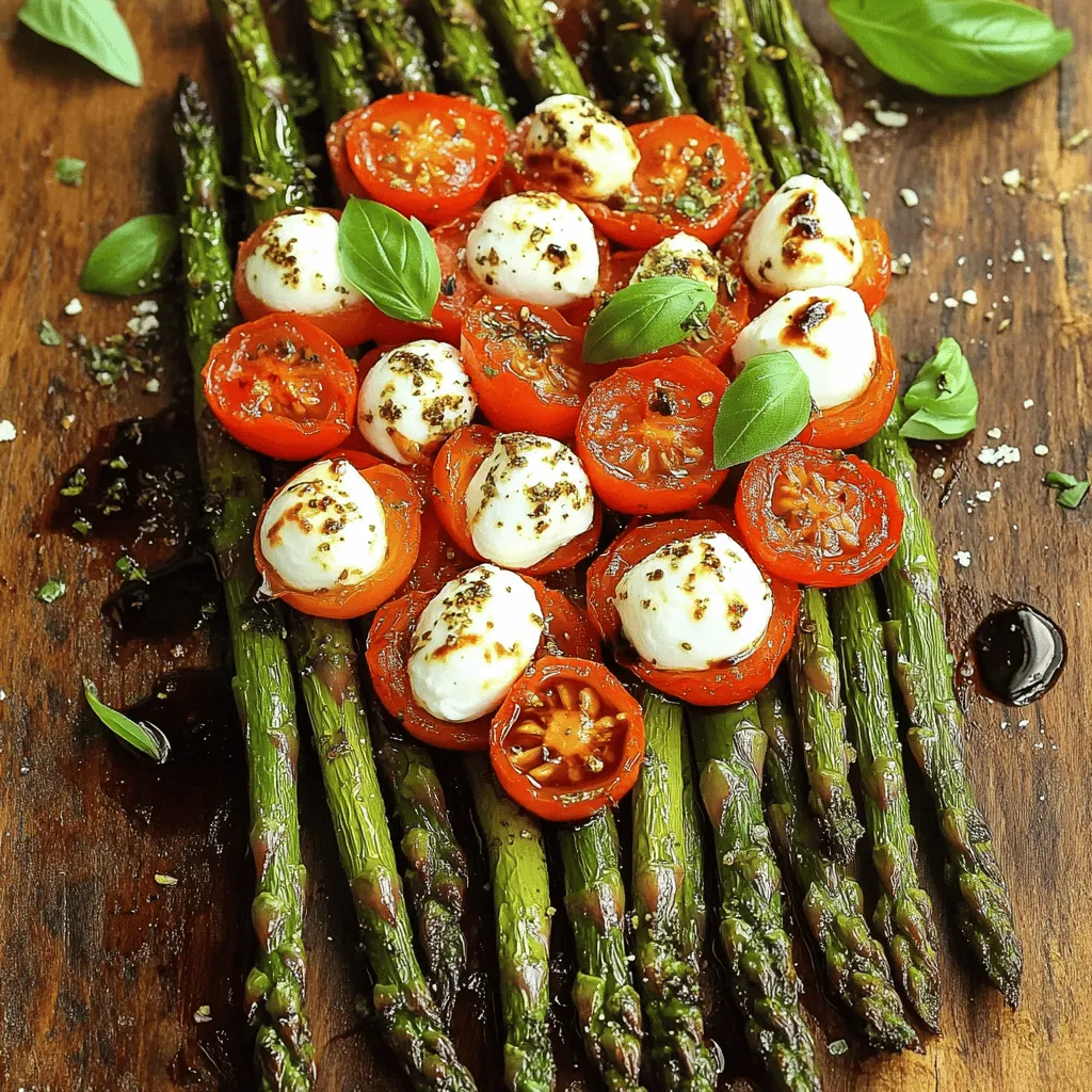 Roasted Caprese Asparagus Flavorful and Simple Dish
