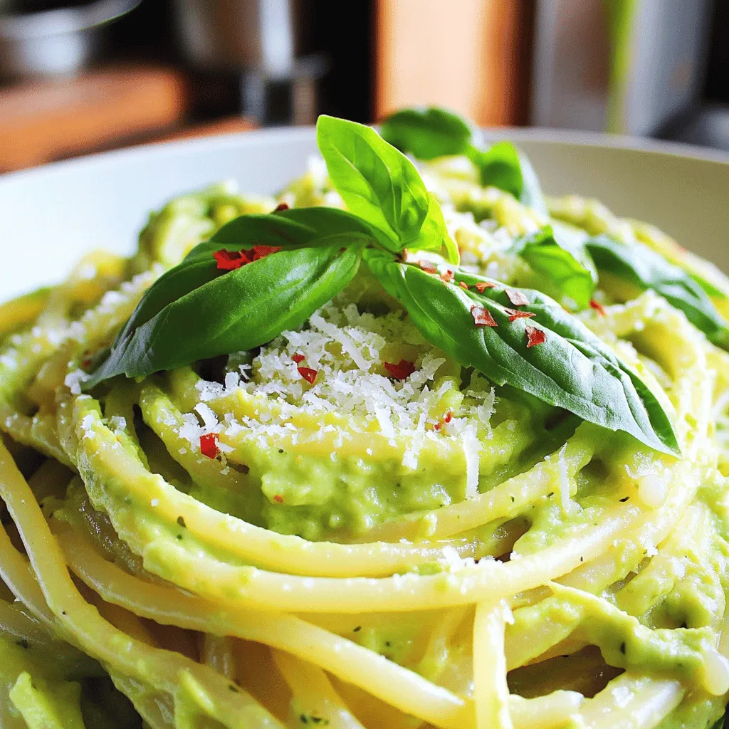 Creamy Avocado Pasta Simple and Delicious Recipe