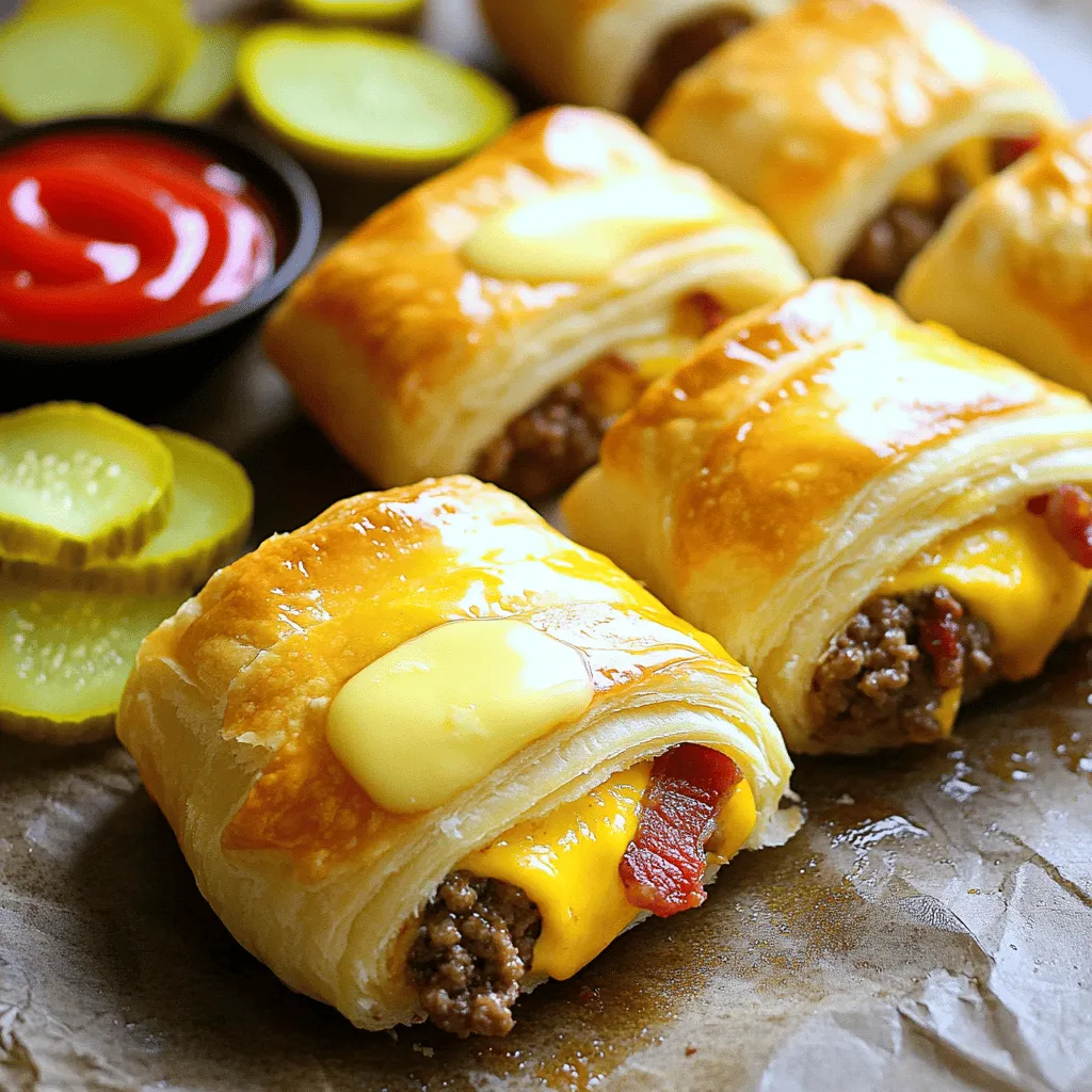 Bacon Cheeseburger Roll-Ups Easy Family Snack Idea