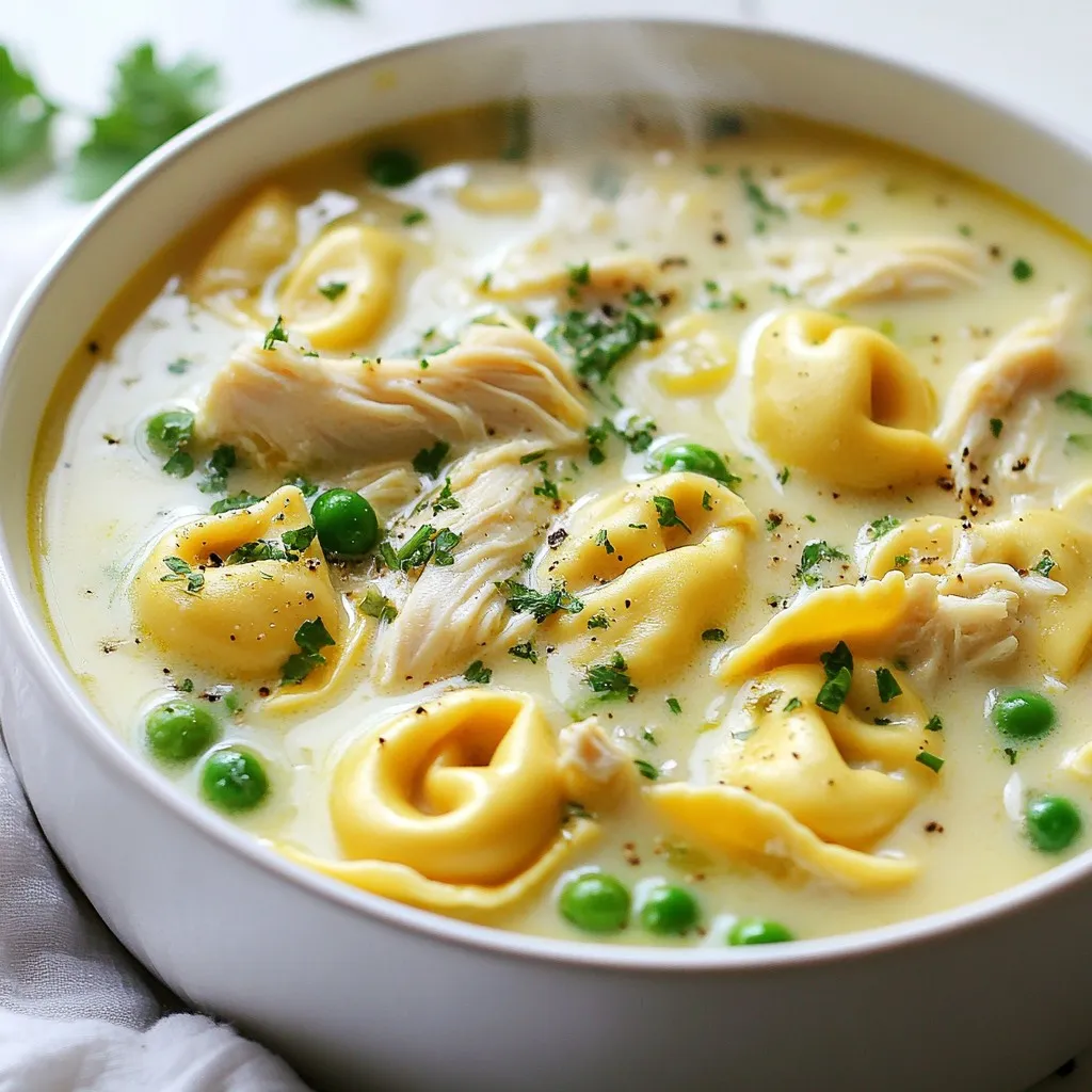 Chicken Tortellini Soup Hearty and Comforting Meal