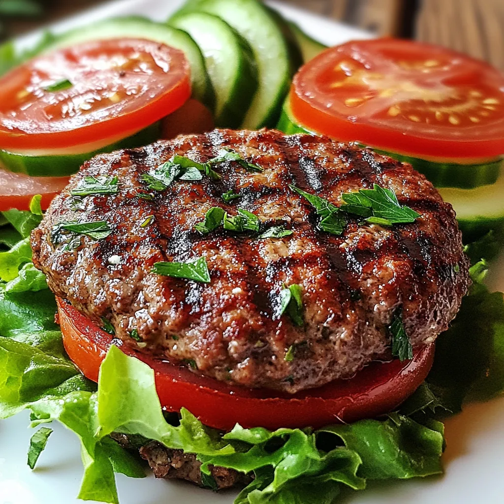 Keto Feta Beef Burgers Flavorful and Easy Recipe
