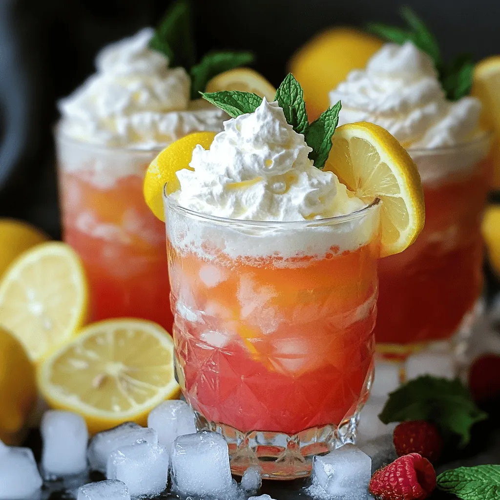 Whipped Pink Lemonade Refreshing Summer Delight