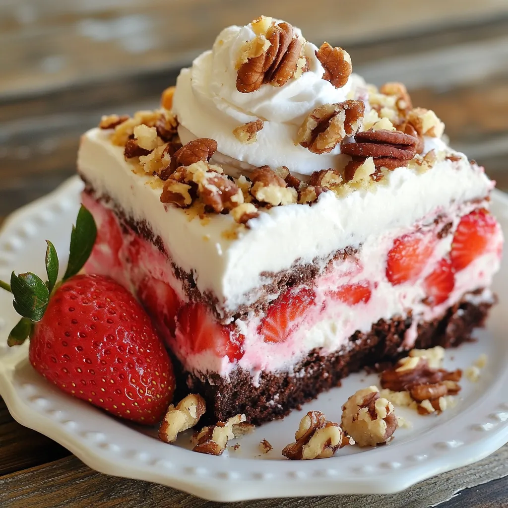 Strawberry Earthquake Cake Irresistible Dessert Recipe