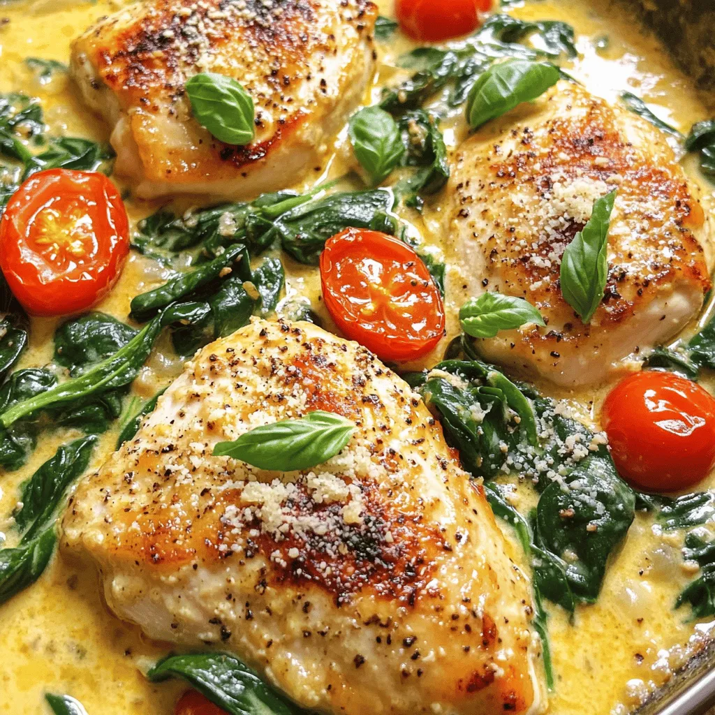 Creamy Tuscan Chicken Delightful and Simple Dinner